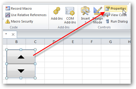 Add The Function Buttons Up And Down In Excel - TipsMake.com