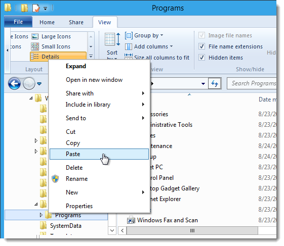 Add the function Shutdown, Restart, Sleep to the Metro screen in Windows 8 Picture 11