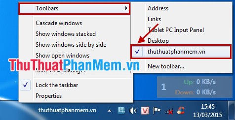 Add your name to the Taskbar Picture 9
