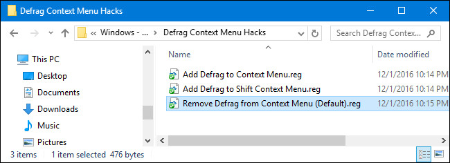 Added the option to Defragment to the menu when right-clicking on a drive on Windows Picture 13