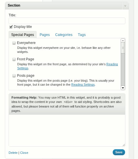 Adding dynamic widgets to WordPress blogs without using code Picture 4