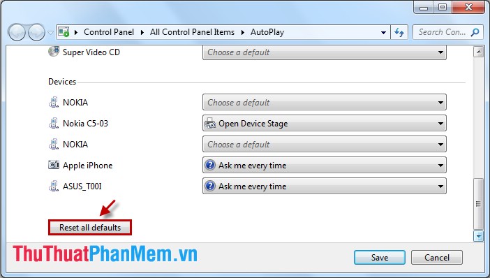 Adjust Autoplay option in Windows 7 Picture 7