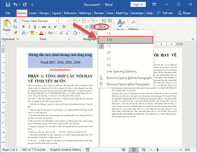 how to reduce spacing between lines in word 2007