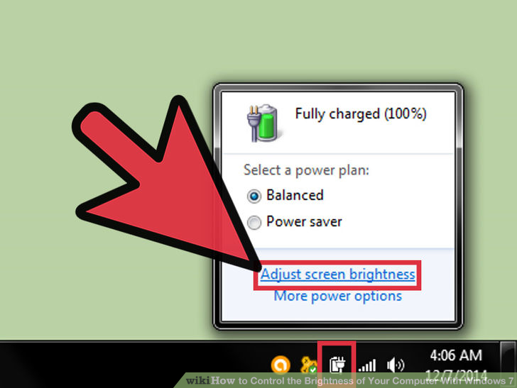 Adjust screen brightness of Windows 7 on PC, laptop Picture 13