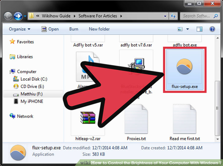 Adjust screen brightness of Windows 7 on PC, laptop Picture 15