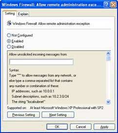 Admin cannot remotely administer Windows XP-based computers with Service Pack 2 installed Picture 9