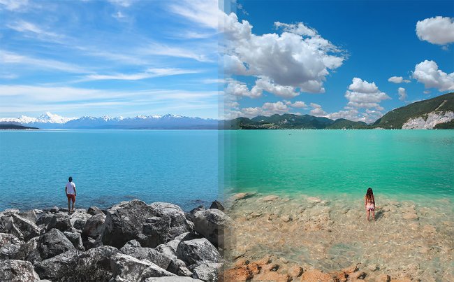 Admire 12 composite photos that make you believe that every part of the world has its own 'half' Picture 11