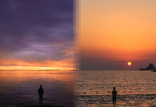 Admire 12 composite photos that make you believe that every part of the world has its own 'half' Picture 9