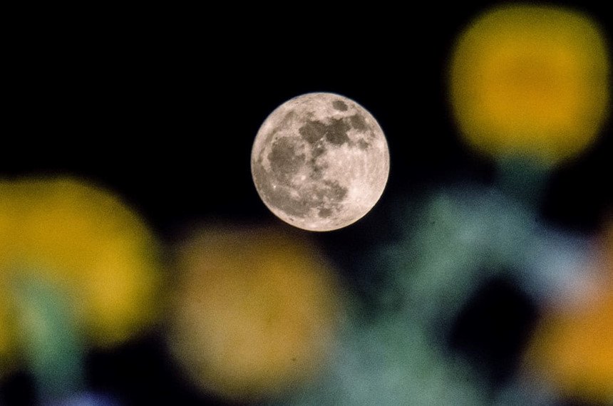 Admire the beautiful super moon image in the sky of Vietnam and the world Picture 12