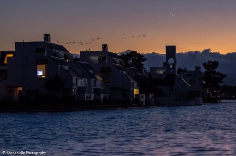 Admire the rare moment Venus and Jupiter 'meet' each other in the sky Picture 3