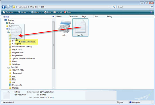 Advanced drag and drop techniques in Windows Vista Picture 10