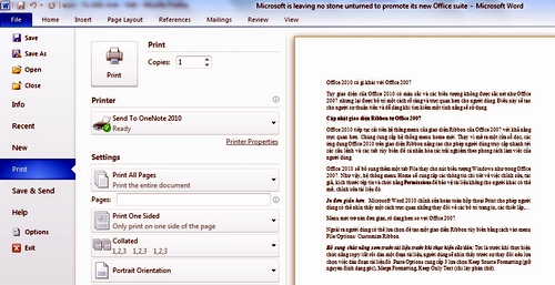Advantages of Office 2010 compared to Office 2007 Picture 2