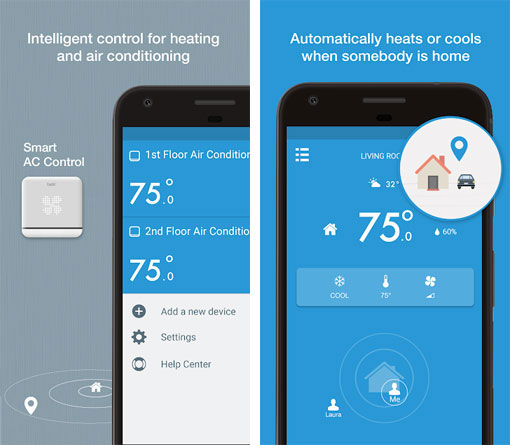 Air conditioner control application on iPhone Picture 3