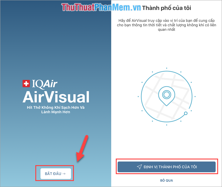 AirVisual - Application to check air pollution on iPhone, Android phones Picture 4