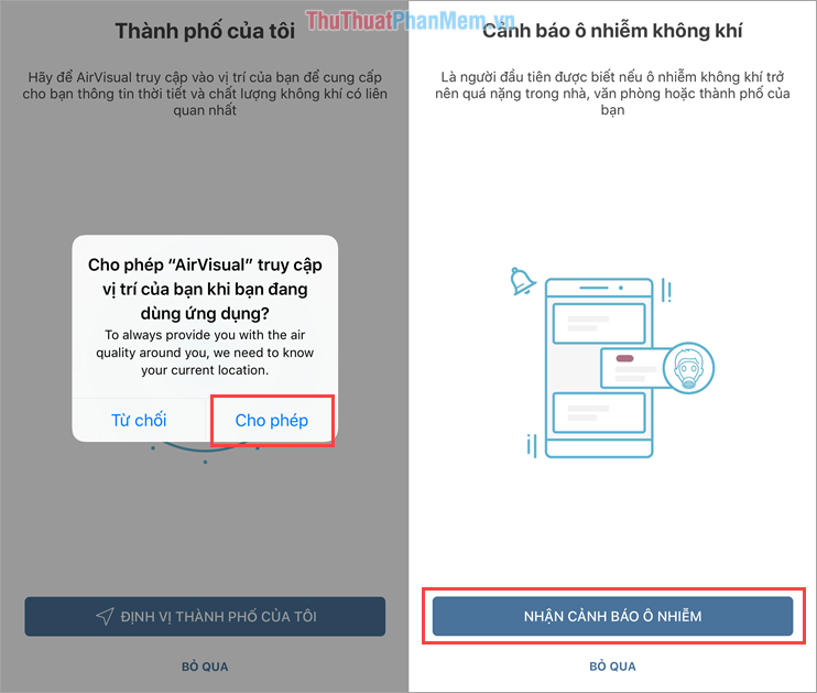 AirVisual - Application to check air pollution on iPhone, Android phones Picture 5