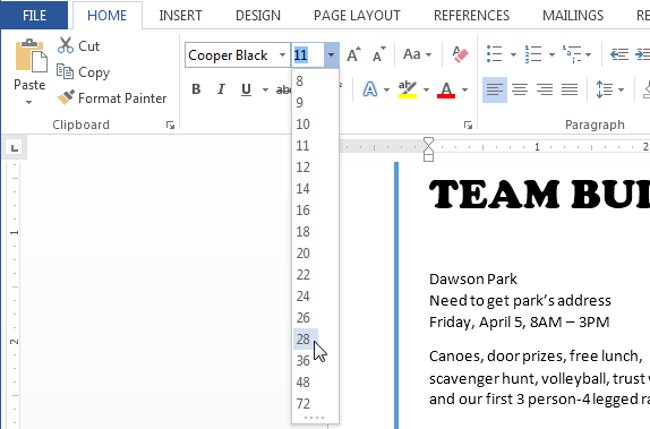 how to center text in word 13