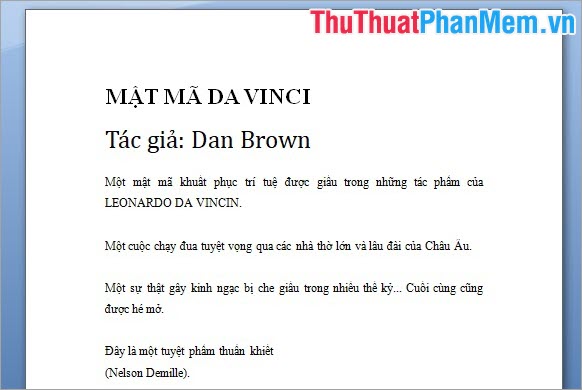 Alignments in Word 2007 standard and fastest Picture 6