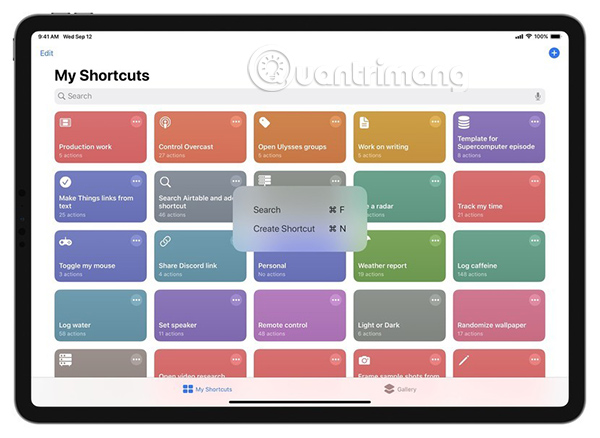 All iPad shortcuts to build Siri Shortcuts Picture 2