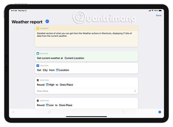 All iPad shortcuts to build Siri Shortcuts Picture 4