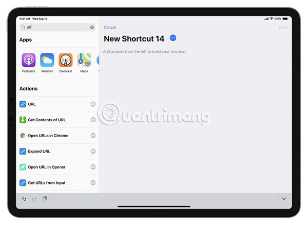 All iPad shortcuts to build Siri Shortcuts Picture 5