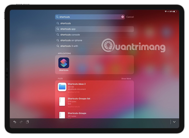 All iPad shortcuts to build Siri Shortcuts Picture 7