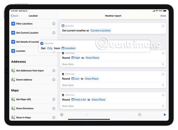 All iPad shortcuts to build Siri Shortcuts Picture 8
