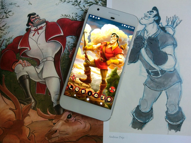 Android theme variation on the theme of Beauty and monsters movies Picture 53