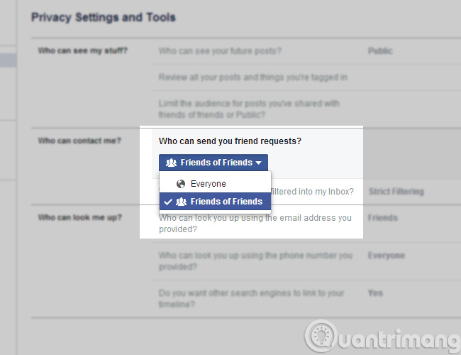 Anonymous on Facebook, hide activities on Facebook, completely invisible Picture 5