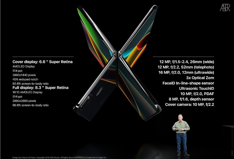 Appears video experience iPhone folding screen makes iFan fever Picture 1