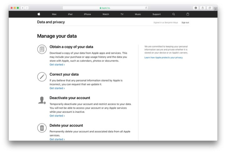 Apple allows users to download all data on iPhone Picture 2