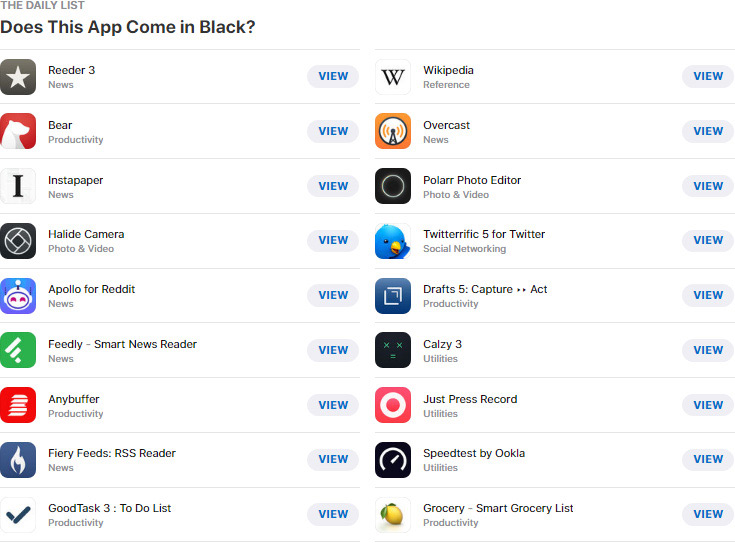 Apple unveils the best compatible application with 'Smart Invert' mode. Picture 1