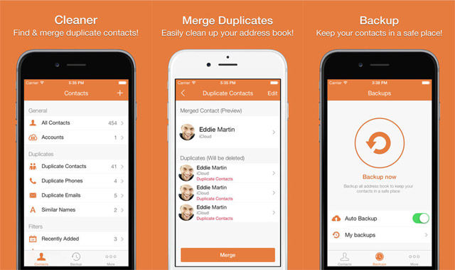 Application aggregation deletes the duplicate phone number on iPhone Picture 2