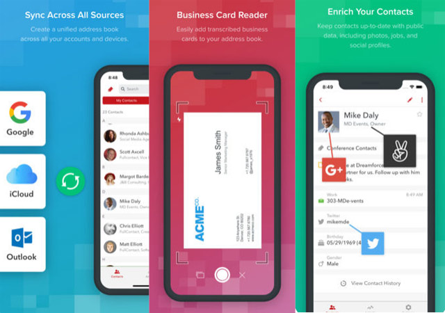 Application aggregation deletes the duplicate phone number on iPhone Picture 3