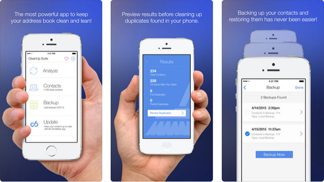 Application aggregation deletes the duplicate phone number on iPhone Picture 4