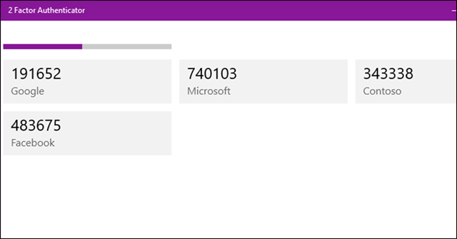 Applications create authentication codes on Windows 10 Picture 2