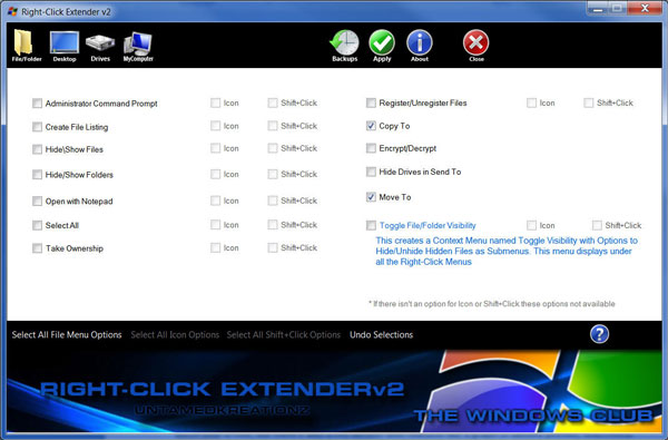 Applications should be used for Windows 7 Picture 5