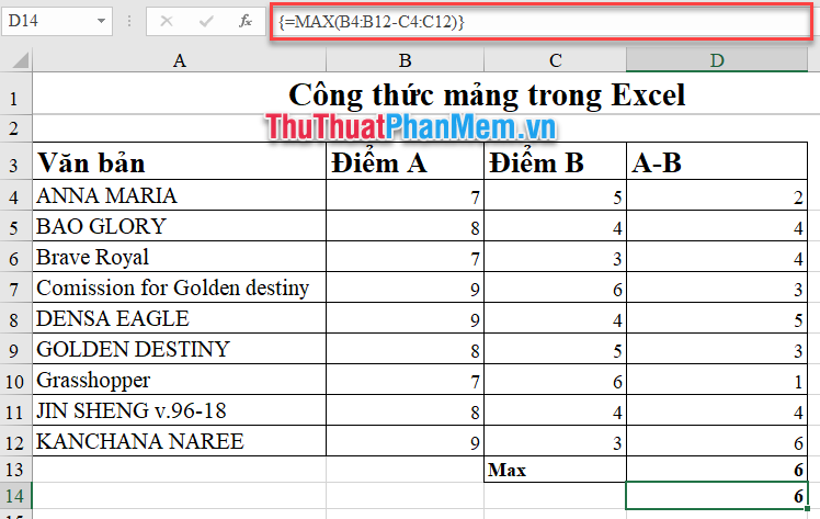Array formulas in Excel - Tutorials and examples Picture 11