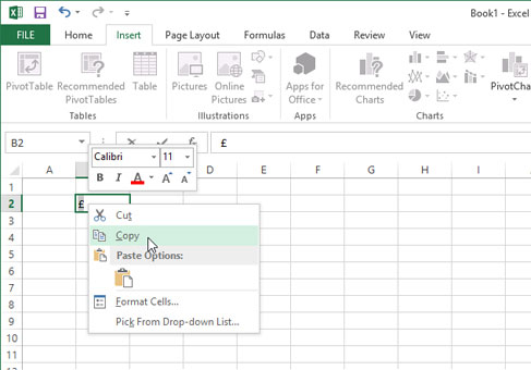 assign hotkey in excel