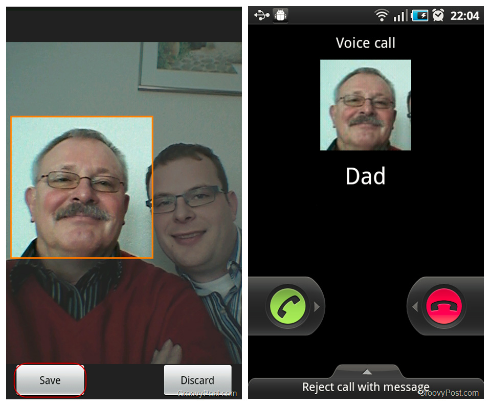Assign your avatar to Contact on your Android phone Picture 4
