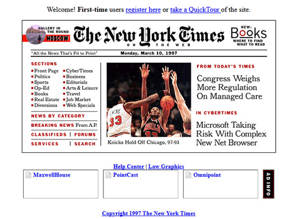 At first, what do popular websites look like? Picture 10