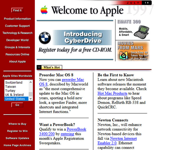 At first, what do popular websites look like? Picture 3