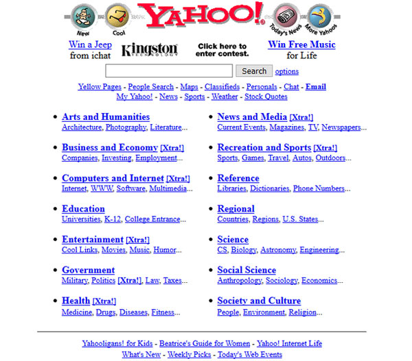 At first, what do popular websites look like? Picture 5