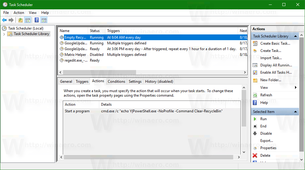 Automatically 'clean up' the Recycle Bin on Windows 10 Picture 12