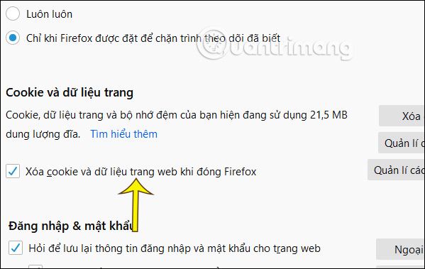 Automatically delete data when closing Chrome, Firefox, Coc Coc ... Picture 4