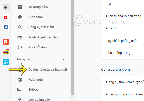 Automatically delete data when closing Chrome, Firefox, Coc Coc ... Picture 5