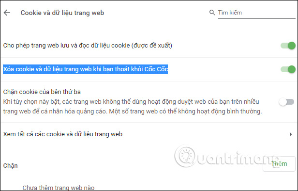 Automatically delete data when closing Chrome, Firefox, Coc Coc ... Picture 6