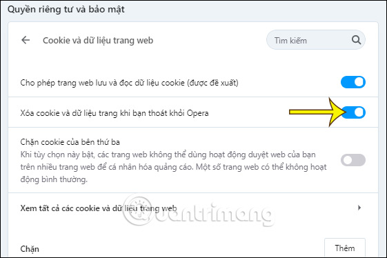 Automatically delete data when closing Chrome, Firefox, Coc Coc ... Picture 8