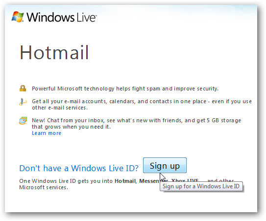 Back up Gmai data to a free Windows Live account Picture 5