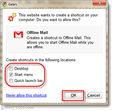 Back up Gmail data using Offline mode Picture 7