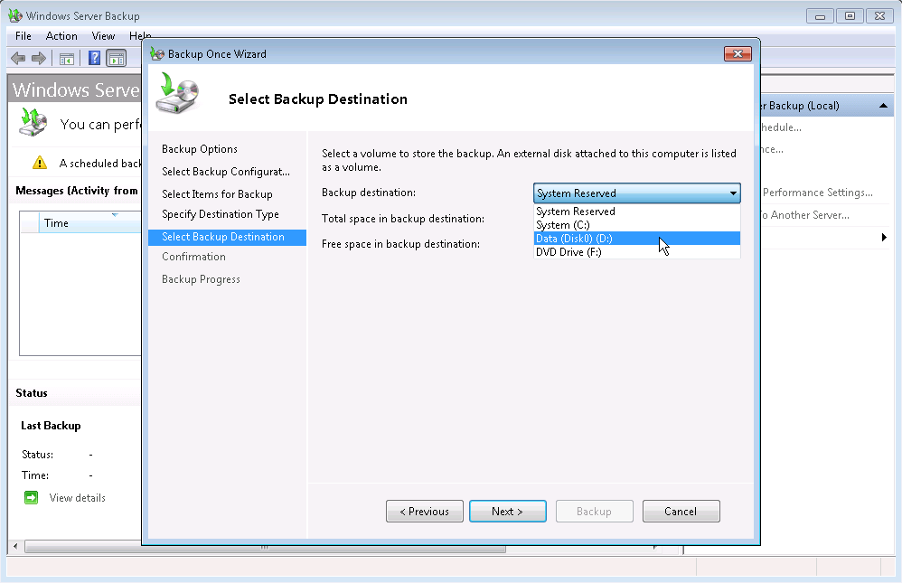 Back up virtual machines with Windows Server 2008 R2 and Hyper-V Picture 10